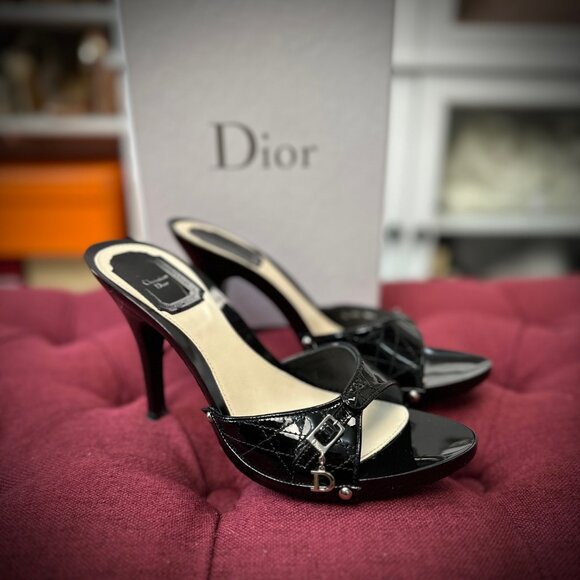 Dior Black Heels Authentic - Picture 2 of 11
